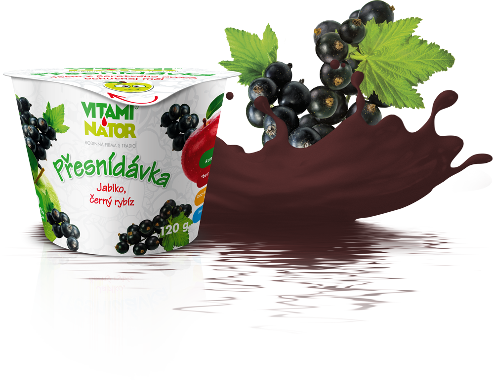 Přesnídávka jablko - černý rybíz 120g Vitaminátor